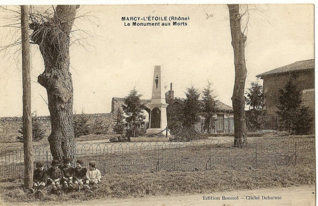 1921 Le monument aux morts écrite 23.03.1921 e1656612913384
