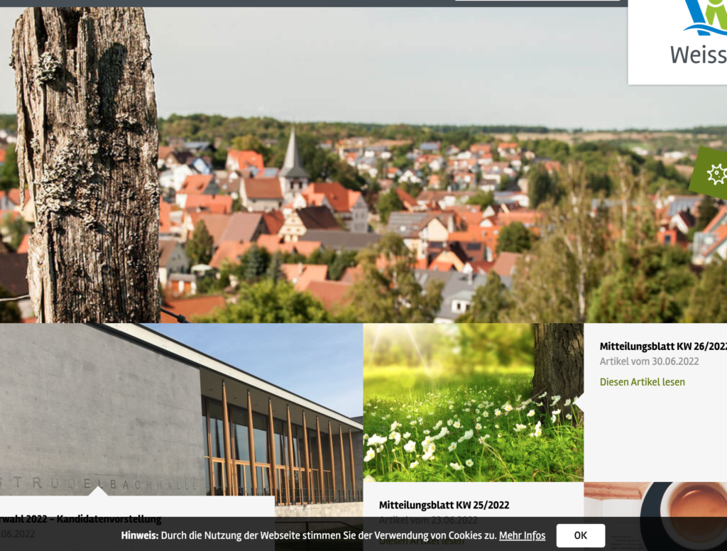 site web ville de Weissach